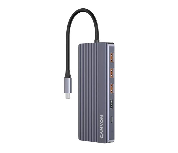 CANYON HUB DS-16 13 w 1 4k USB-C Szary - 1348470 - zdjęcie